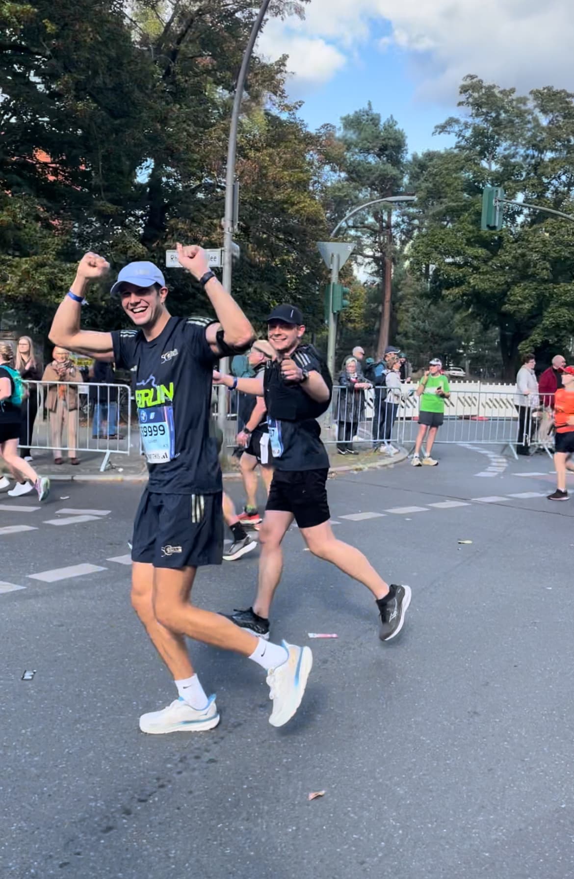 Julian Flieller at Berlin Marathon